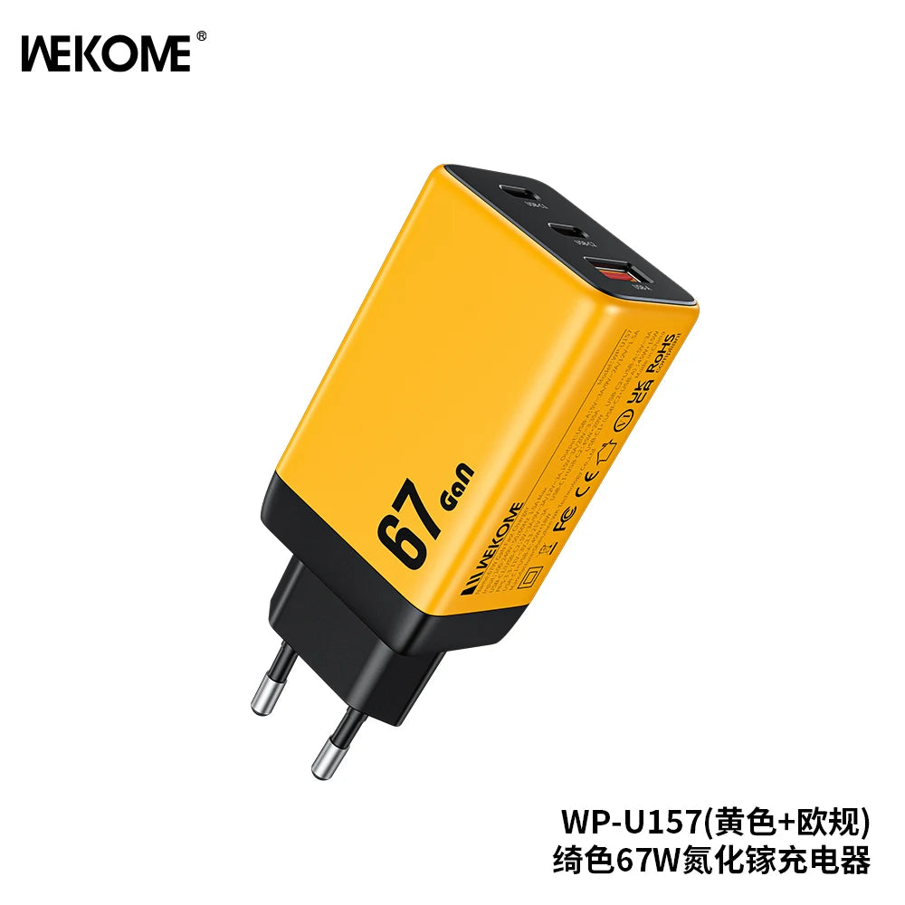 WEKOME 67W GaN Charger Quick Charge Fast Charging Type C Charger