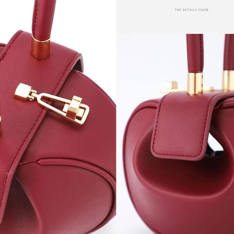 Elevate your fashion game and make a bold statement with the Women's Round Ball Handbag.