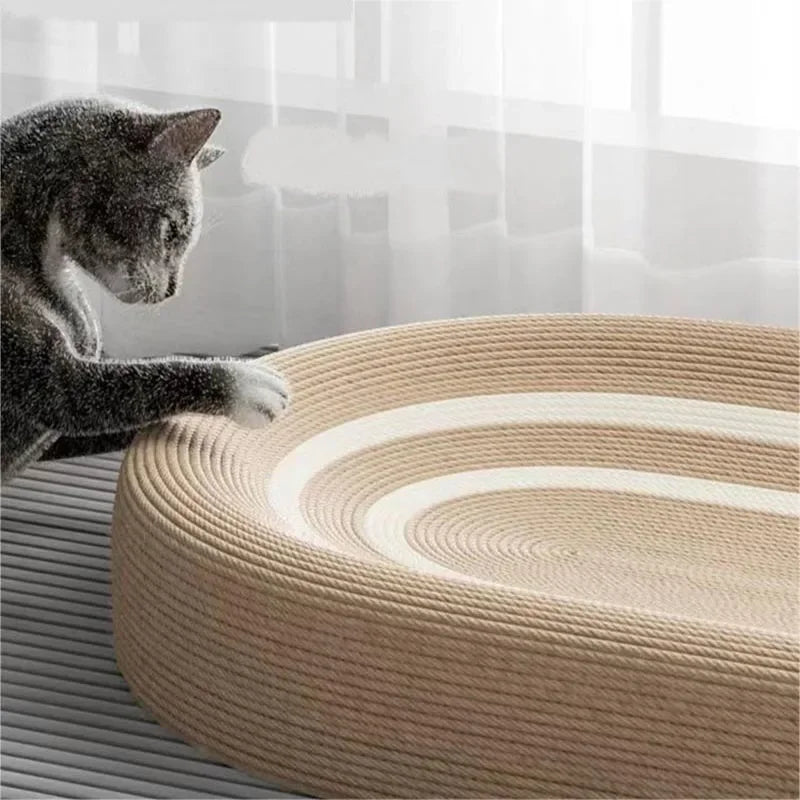 Cat Oversized Nest with Sisal Scratch Board & Hemp Rope – Comfortable Claw Grinding Basin