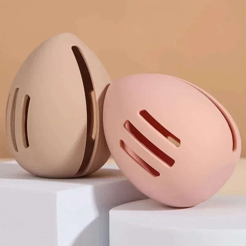 Portable Silicone Makeup Sponge Holder Box