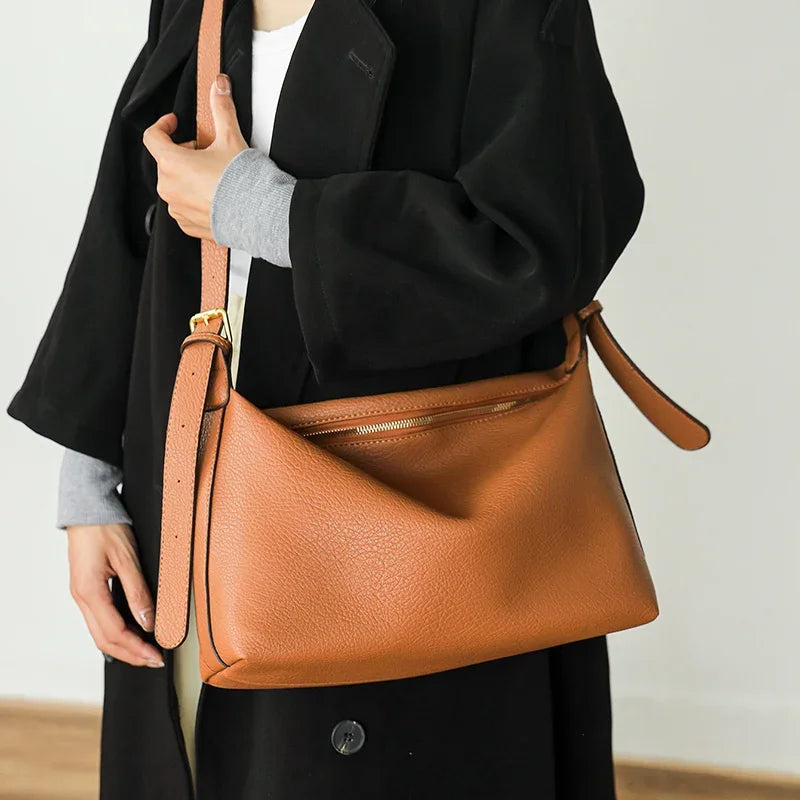 Stylish Cow Leather Women's Shoulder Crossbody Bag for 2023 Fashion