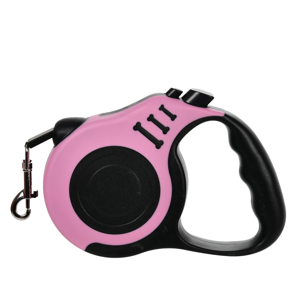 Retractable Dog Leash for Small to Medium Dogs & Cats – Strong Nylon Lead