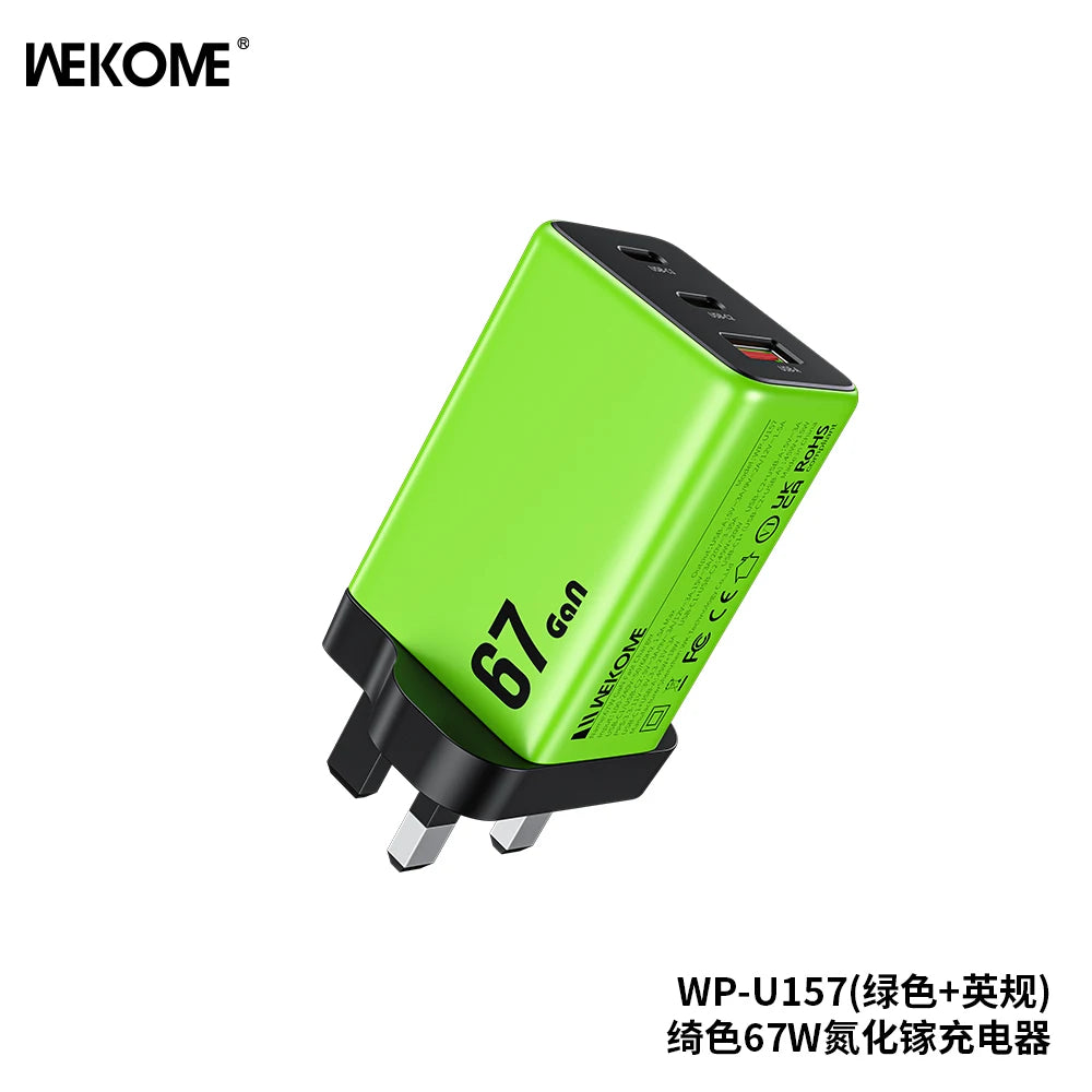 WEKOME 67W GaN Charger Quick Charge Fast Charging Type C Charger