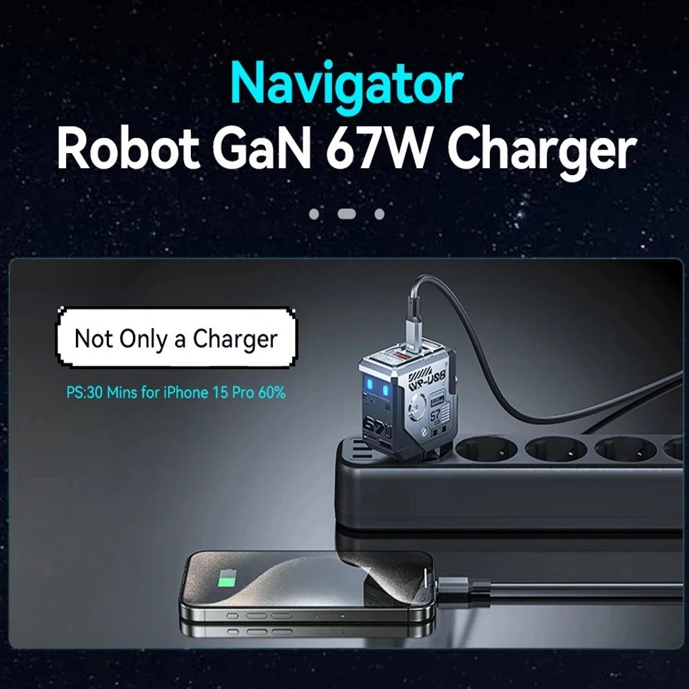 WEKOME 67W GaN Fast Charger: Power Meets Innovation