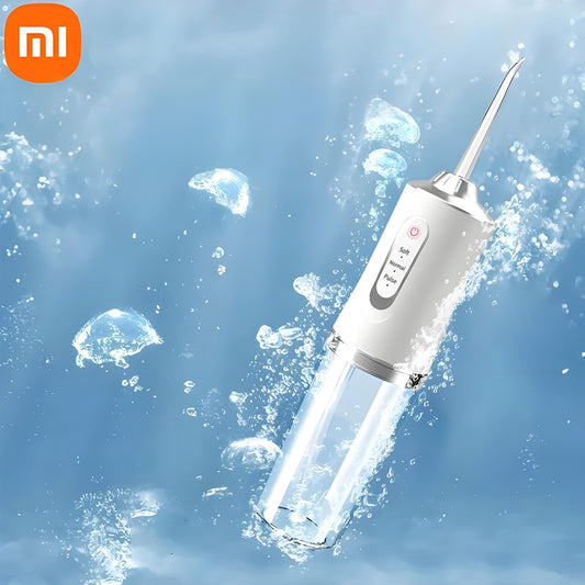 Xiaomi 3-Speed Portable Electric Water Flosser - IPX7 Waterproof, 240ml Removable Tank, Dental Cleaner